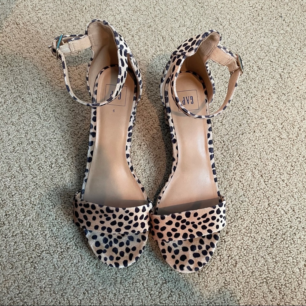 Leopard animal print heels